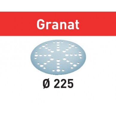 Šlifavimo lapelis STF D225/48 P40 GR/25 Granat