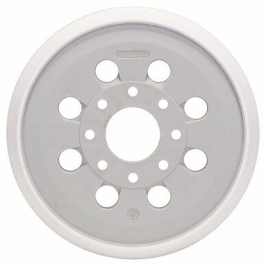 Šlifavimo padas ekscentr. šlifuokliui Bosch; Ø125 mm; labai minkštas; įrankiui GEX 125-1 AE Šlifavimo padas ekscentr. šlifuokliui Bosch; Ø125 mm; labai minkštas; įrankiui GEX 125-1 AE