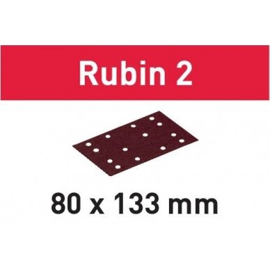 Šlifavimo popierius STF 80X133 P120 RU2/50 Rubin 2 Šlifavimo popierius STF 80X133 P120 RU2/50 Rubin 2
