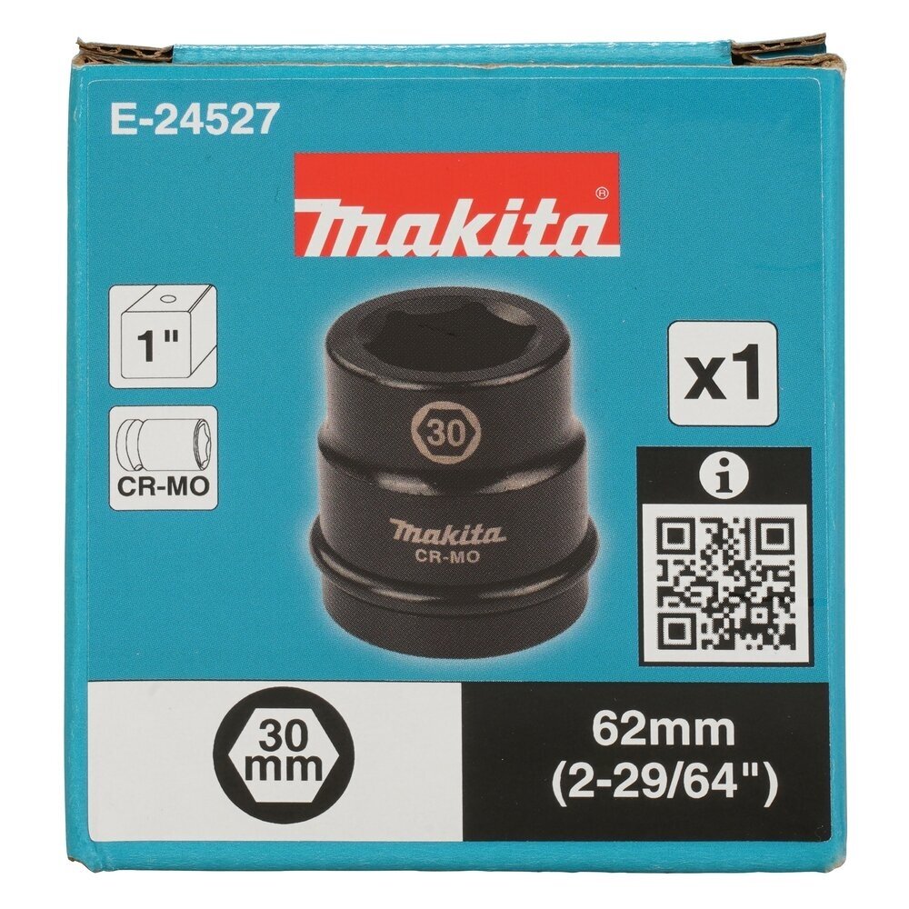 Smūginė sukimo galva kvadratinė 1" Makita E-24527, 30x62mm 2 Smūginė sukimo galva kvadratinė 1" Makita E-24527, 30x62mm 2