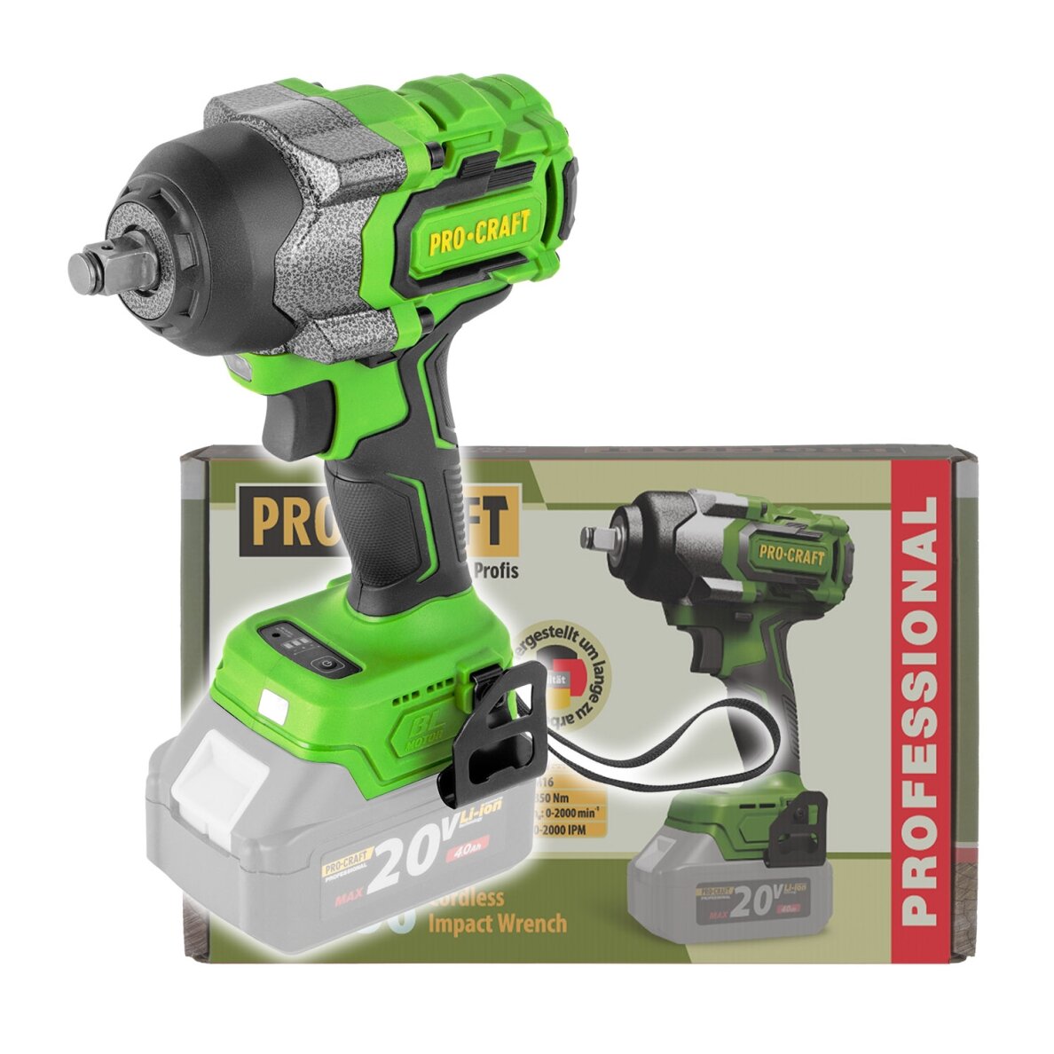 Smūginis veržliasukis „ProCraft PWA36bb” Smūginis veržliasukis „ProCraft PWA36bb”