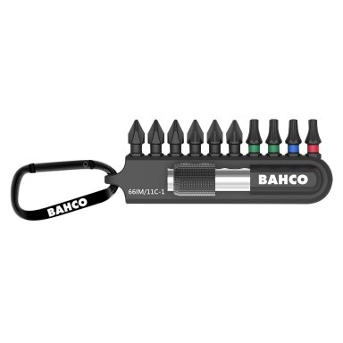Smūginių antgalių rinkinys 25mm, 11vnt, su karabinu, PH,PZ,TORX + laikiklis Smūginių antgalių rinkinys 25mm, 11vnt, su karabinu, PH,PZ,TORX + laikiklis