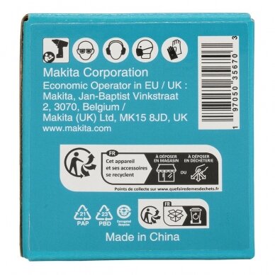 Smūginė sukimo galva kvadratinė 1" Makita E-24527, 30x62mm 3 Smūginė sukimo galva kvadratinė 1" Makita E-24527, 30x62mm 3