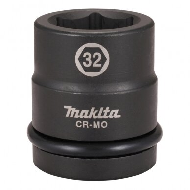 Smūginė sukimo galva kvadratinė 1" Makita E-24533, 32x63mm Smūginė sukimo galva kvadratinė 1" Makita E-24533, 32x63mm