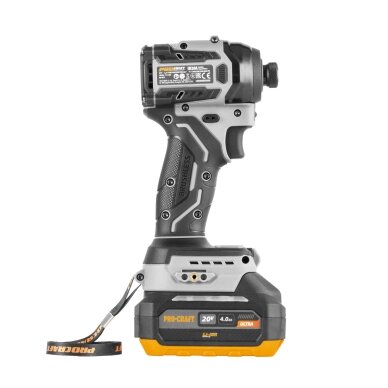 Smūginis veržliasukis „ProCraft Industrial ID20A” (1 akumuliatorius) 4