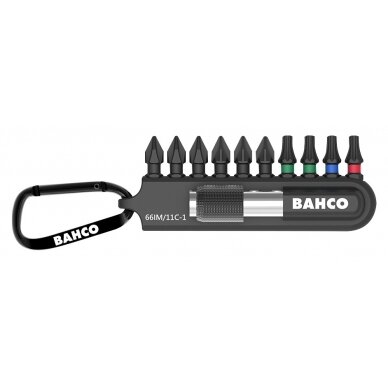 Smūginių antgalių rinkinys 25mm, 11vnt, su karabinu, PH,PZ,TORX + laikiklis Smūginių antgalių rinkinys 25mm, 11vnt, su karabinu, PH,PZ,TORX + laikiklis