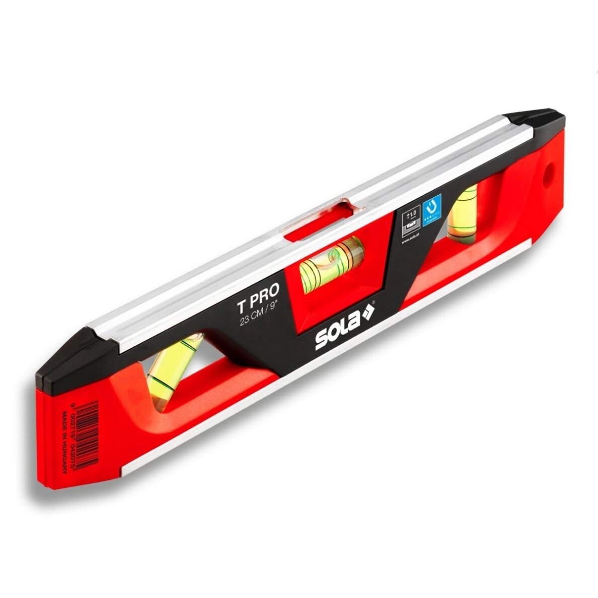 Sola gulsčiukas T PRO, magnetinis 23cm 2 Sola gulsčiukas T PRO, magnetinis 23cm 2