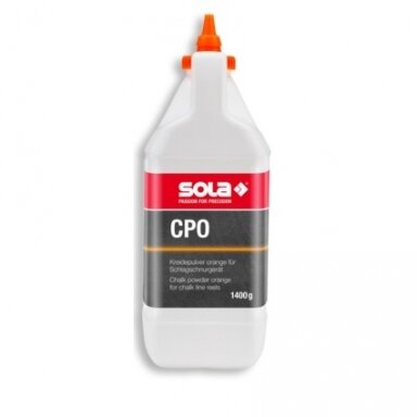 Sola CPO 1400 1,4 kg Pakeitimo kreida matavimo virvei-žymekliui atmušėjui (oranžinė) Sola CPO 1400 1,4 kg Pakeitimo kreida matavimo virvei-žymekliui atmušėjui (oranžinė)
