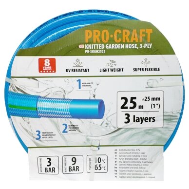 Sodo žarna „ProCraft PR-3KGH2525” 1 Sodo žarna „ProCraft PR-3KGH2525” 1
