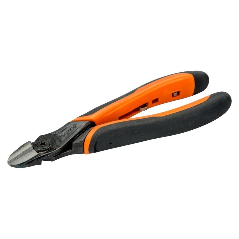 Šoninio kirpimo replės Bahco ERGO™ 125mm ypač kietai vielai Šoninio kirpimo replės Bahco ERGO™ 125mm ypač kietai vielai