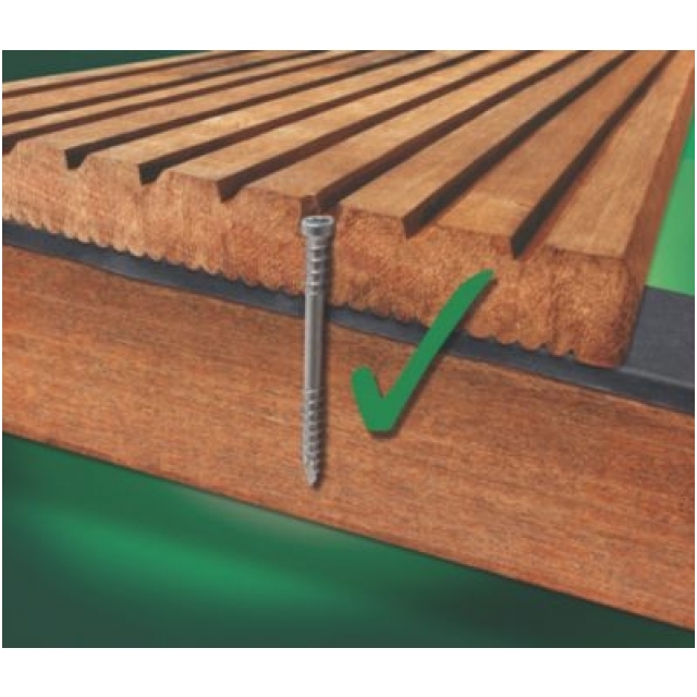 SPAX Medsraigčiai terasiniai nerūdijančio plieno 5x80 TORX  (100vnt) 3