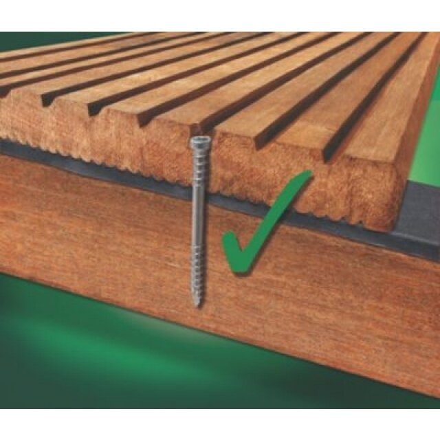 SPAX Medsraigčiai terasiniai nerūdijančio plieno 5x60 TORX (100vnt) 1 SPAX Medsraigčiai terasiniai nerūdijančio plieno 5x60 TORX (100vnt) 1
