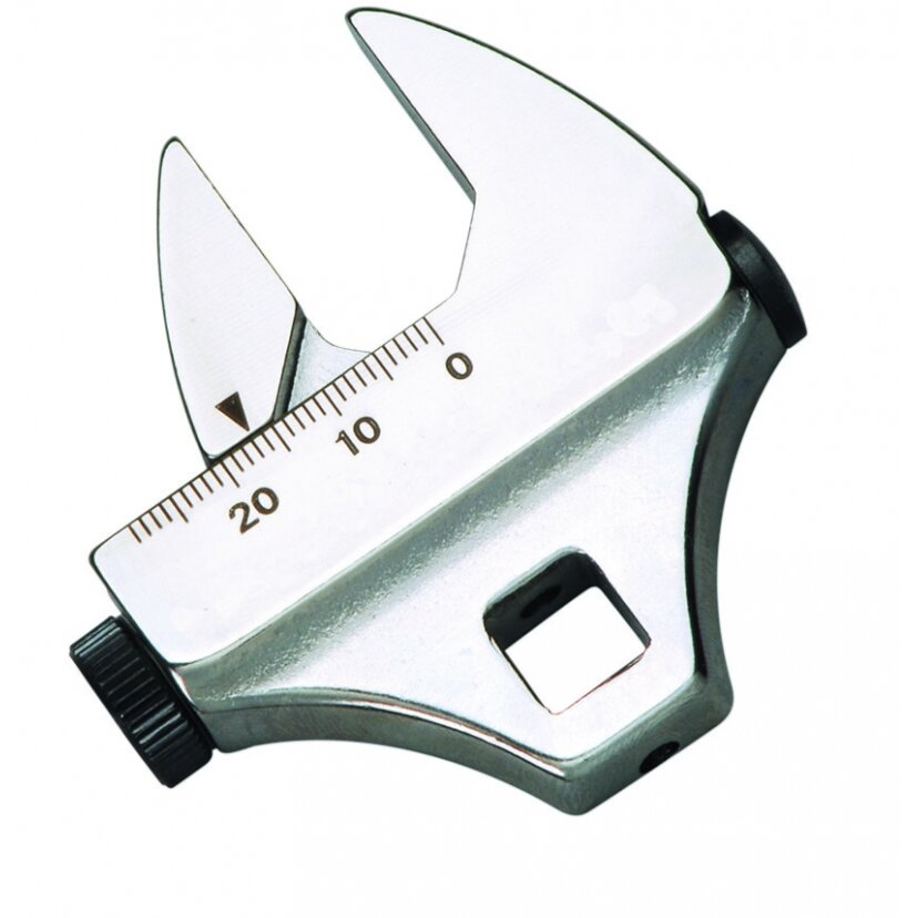 „Square Drive Crowfoot“ reguliuojamas raktas 0-29mm / 0-1.1/8" 3/8" „Square Drive Crowfoot“ reguliuojamas raktas 0-29mm / 0-1.1/8" 3/8"