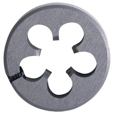 Sriegpjovė HSS ISO Die, C forma, M6x1,0 Ø25,4mm Sriegpjovė HSS ISO Die, C forma, M6x1,0 Ø25,4mm