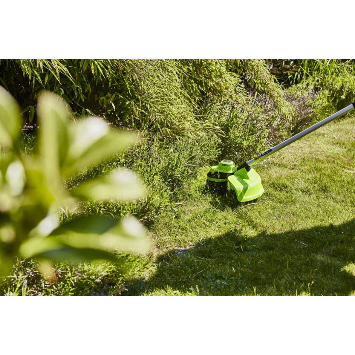 Greenworks GD24X2LTK2x STYGINĖ ŽOLIAPJOVĖ  (48V (2x24V) Du 2Ah akumuliatoriai ir kroviklis) 2