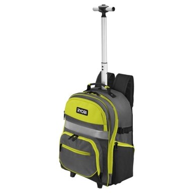 Statybininko kuprinė su ratukais Ryobi RSSBP2, iki 20 kg apkrova Statybininko kuprinė su ratukais Ryobi RSSBP2, iki 20 kg apkrova