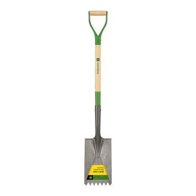 Stogdengio kastuvas su mediniu kotu 106 cm ir plienine D formos rankena John Deere® Stogdengio kastuvas su mediniu kotu 106 cm ir plienine D formos rankena John Deere®