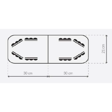 Strobos Optima 60cm plafonas