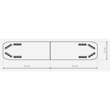 Strobos Optima 110cm plafonas