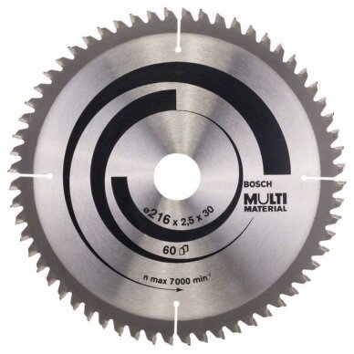Bosch Stac.disk.pjūkl.diskas 216x30x60 multi material Bosch Stac.disk.pjūkl.diskas 216x30x60 multi material