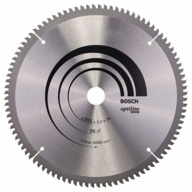 Bosch Stac.disk.pjūkl.diskas 305x30x96 medžiui Bosch Stac.disk.pjūkl.diskas 305x30x96 medžiui