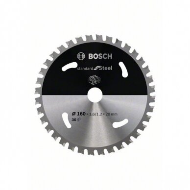 Bosch Standard for Steel 160x20x1.6/1.2x36T Bosch Standard for Steel 160x20x1.6/1.2x36T