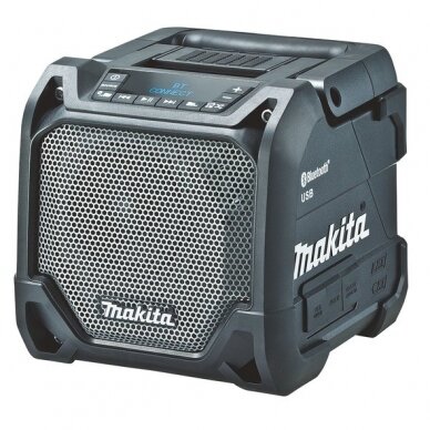 Statybinis „bluetooth" grotuvas Makita DMR202B (juoda) Statybinis „bluetooth" grotuvas Makita DMR202B (juoda)