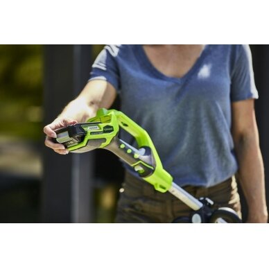 Greenworks G24LT30M STYGINĖ ŽOLIAPJOVĖ (24V be akumuliatorių ir kroviklio) 2