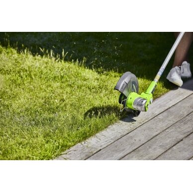 Greenworks G24LT30M STYGINĖ ŽOLIAPJOVĖ (24V be akumuliatorių ir kroviklio) 16
