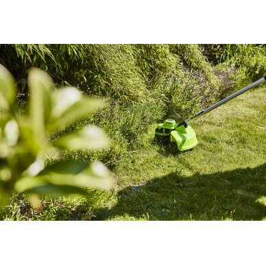 Greenworks GD24X2LTK2x STYGINĖ ŽOLIAPJOVĖ (48V (2x24V) Du 2Ah akumuliatoriai ir kroviklis) 2 Greenworks GD24X2LTK2x STYGINĖ ŽOLIAPJOVĖ (48V (2x24V) Du 2Ah akumuliatoriai ir kroviklis) 2