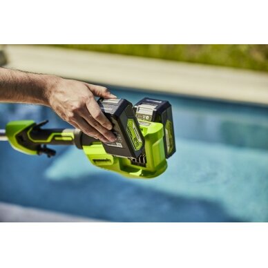 Greenworks GD24X2LTK2x STYGINĖ ŽOLIAPJOVĖ  (48V (2x24V) Du 2Ah akumuliatoriai ir kroviklis) 5