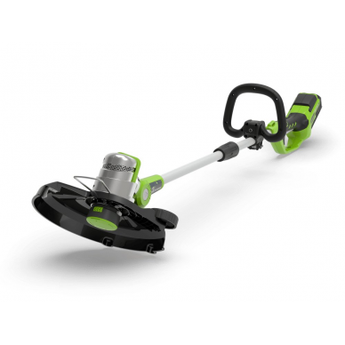 Greenworks G24LT30M STYGINĖ ŽOLIAPJOVĖ (24V be akumuliatorių ir kroviklio)