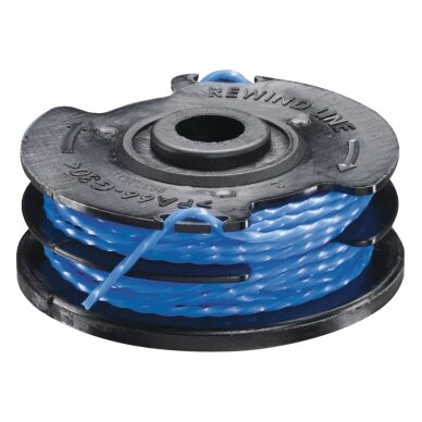 Styginės žoliapjovės ritė Ryobi RAC109, skersmuo 1,5 mm, 2 vnt. pakuotė Styginės žoliapjovės ritė Ryobi RAC109, skersmuo 1,5 mm, 2 vnt. pakuotė