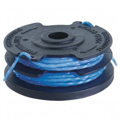 Styginės žoliapjovės ritė Ryobi RAC110, skersmuo 1,5 mm, 2 vnt. Pakuotė Styginės žoliapjovės ritė Ryobi RAC110, skersmuo 1,5 mm, 2 vnt. Pakuotė