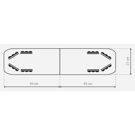 Strobos Optima 90cm plafonas 1 Strobos Optima 90cm plafonas 1