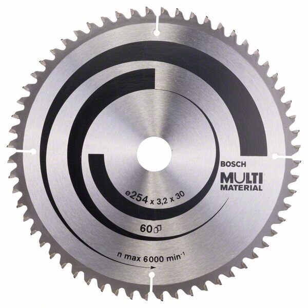 Bosch Stac.disk.pjūkl.diskas 254x30x60 multi material Bosch Stac.disk.pjūkl.diskas 254x30x60 multi material