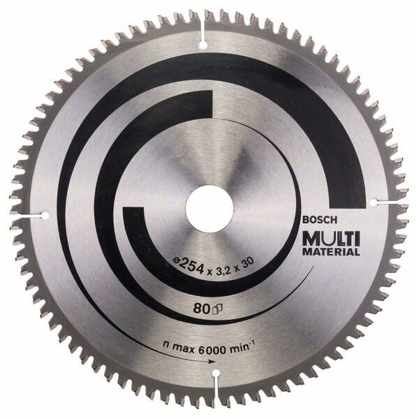 Bosch Stac.disk.pjūkl.diskas 254x30x80 multi material Bosch Stac.disk.pjūkl.diskas 254x30x80 multi material