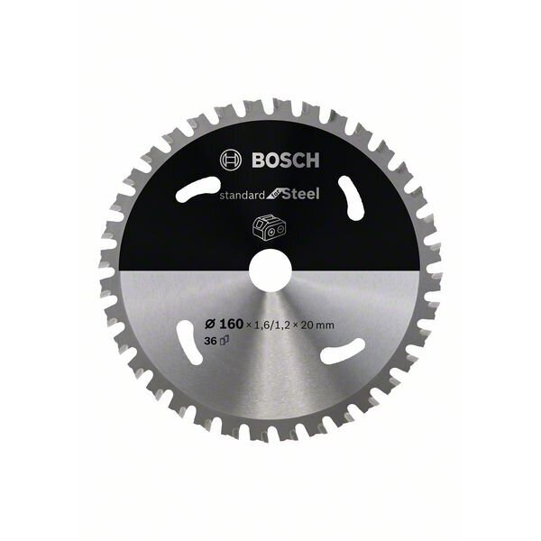 Bosch Standard for Steel 160x20x1.6/1.2x36T