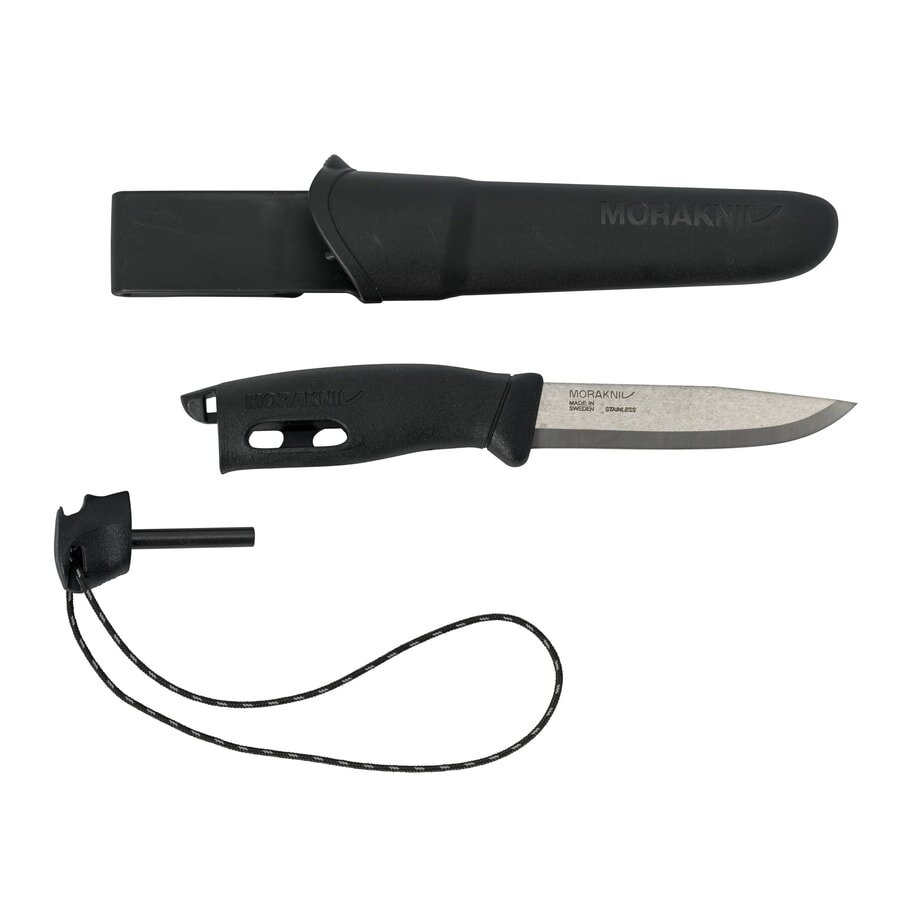 Stovyklavimo peilis su ugnies skeltuvu Companion spark (S), 104mm, black Stovyklavimo peilis su ugnies skeltuvu Companion spark (S), 104mm, black