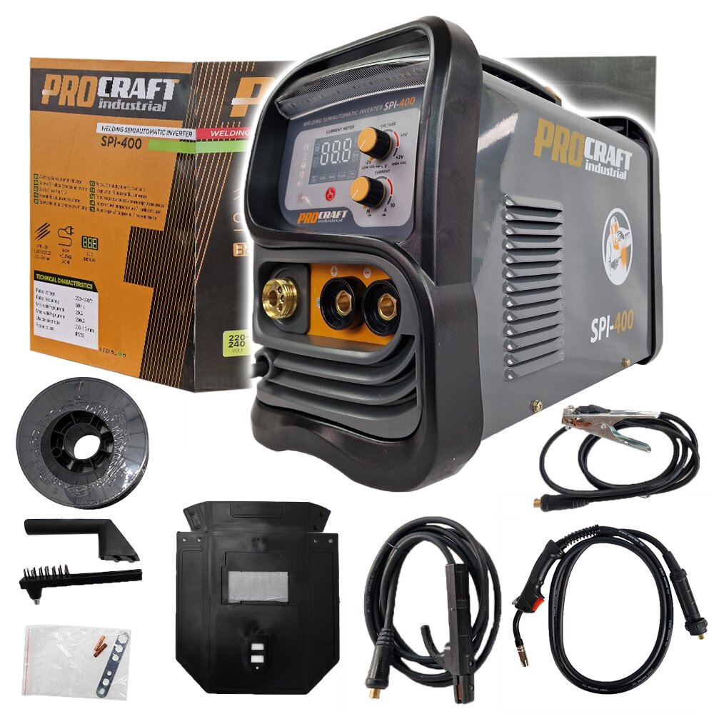 Suvirinimo pusiau automatinis inverteris „ProCraft SPI-400”