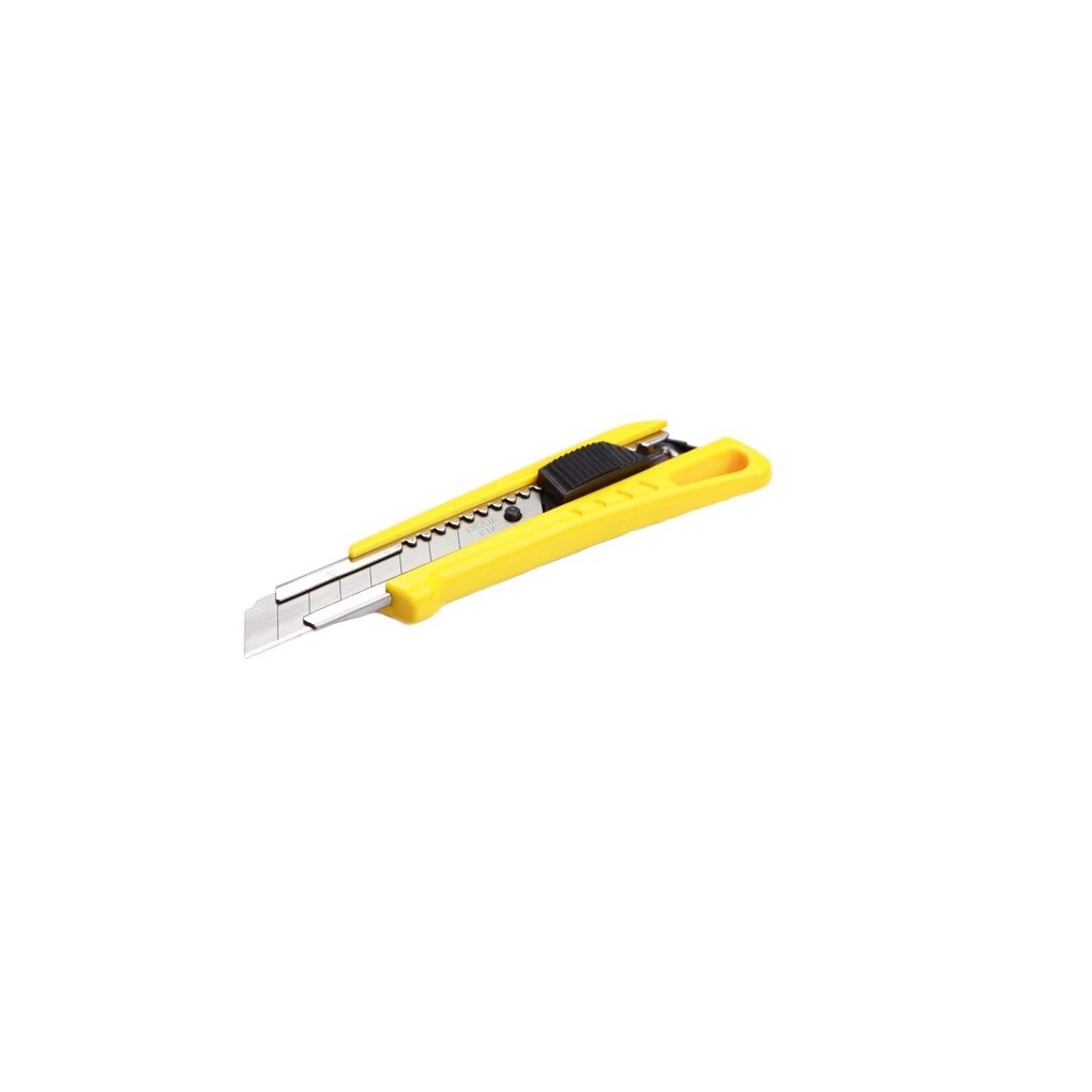 Sustiprintas plastikinis peilis laužoma 18mm geležte, auto-lock, 3 geležčių skyrelis rankenoje Tajima Sustiprintas plastikinis peilis laužoma 18mm geležte, auto-lock, 3 geležčių skyrelis rankenoje Tajima