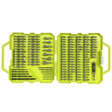 Sukimo antgalių komplektas Ryobi RAK127DDSD, 127 vnt. Sukimo antgalių komplektas Ryobi RAK127DDSD, 127 vnt.