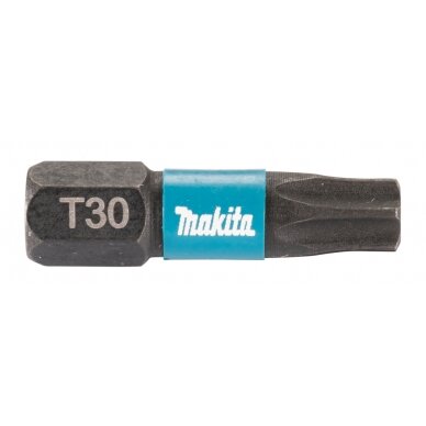 Sukimo antgalis Makita E-12653, T30X25mm, 25vnt. IMPACT BLACK Sukimo antgalis Makita E-12653, T30X25mm, 25vnt. IMPACT BLACK