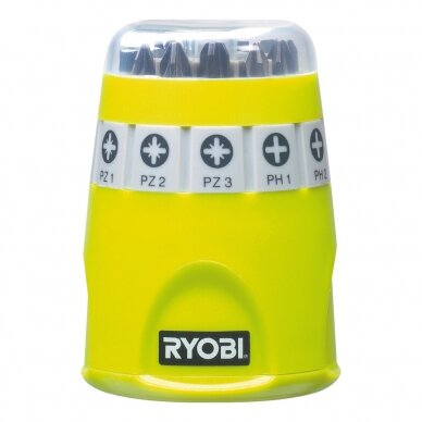 Sukimo antgalių komplektas Ryobi RAK10SD Sukimo antgalių komplektas Ryobi RAK10SD