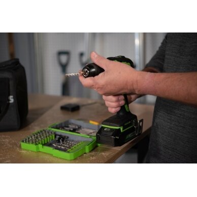 Greenworks GD24DD35 SUKTUVAS/GRĘŽTUVAS (24V be akumuliatorių ir kroviklio) 3