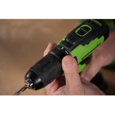 Greenworks GD24DD35 SUKTUVAS/GRĘŽTUVAS (24V be akumuliatorių ir kroviklio) 9