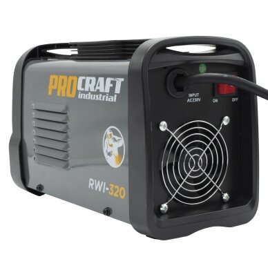 Suvirinimo inverteris „ProCraft RWI-320" 7 Suvirinimo inverteris „ProCraft RWI-320" 7