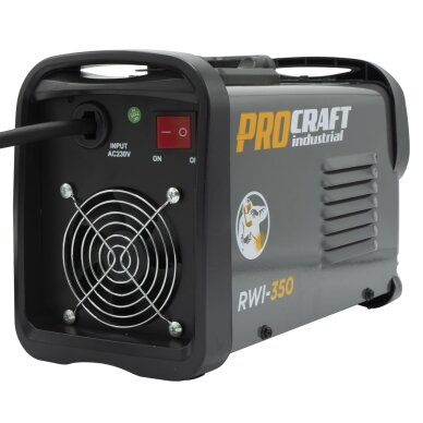 Suvirinimo inverteris „ProCraft RWI-350” 7 Suvirinimo inverteris „ProCraft RWI-350” 7
