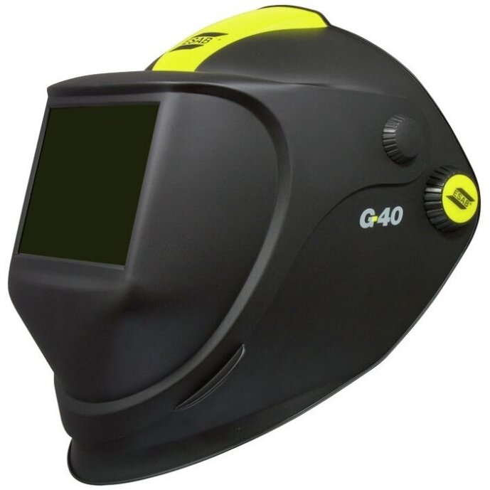 Suvirinimo / šlifavimo kaukė ESAB G40 (110x60), Din 10