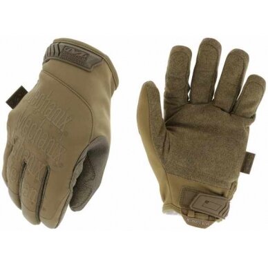 Taktinės žieminės pirštinės Mechanix ColdWork Original Coyote, dydis M Taktinės žieminės pirštinės Mechanix ColdWork Original Coyote, dydis M